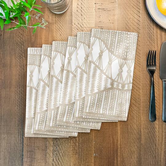 Lace Pattern Cotton Twill Napkin